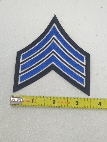 Sergeant rank patch tall - rank, 3.5"