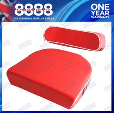 David Brown 770 780 850 880 990 Tractor Seat Cushion & Back rest kit Red/White