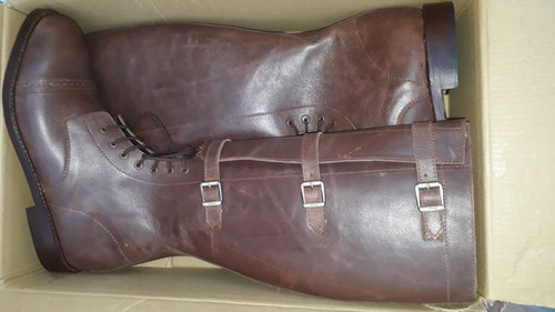 Custom handmade long - long, leather