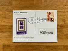 USA US 1996 PHQ FDI POMMEL HORSE GYMNASTICS STATION CACHET CHOOSE 1