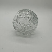 Deep Cut Crystal Rose Bowl