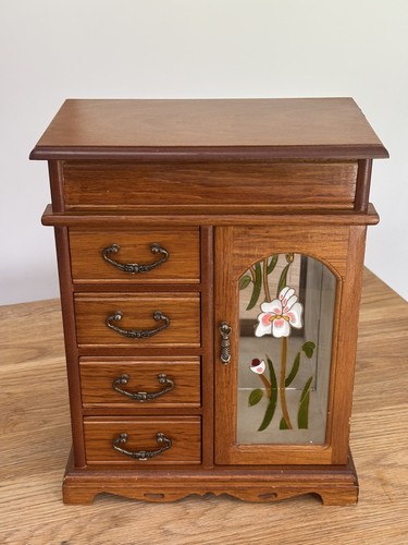 Vintage 1990s wooden wardrobe - vintage,