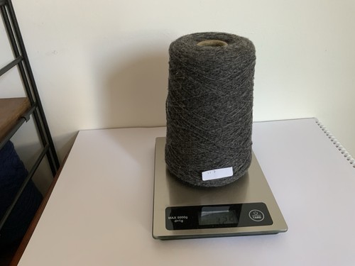 Grey ply shetland yarn - shetland, for