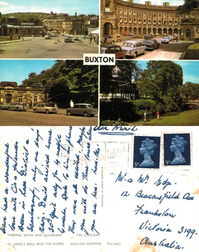 Vintage postcard buxton - -,