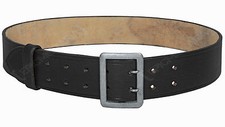 WW2 German Army Style Black Leather Officers Belt with Claw Buckle - All Sizes