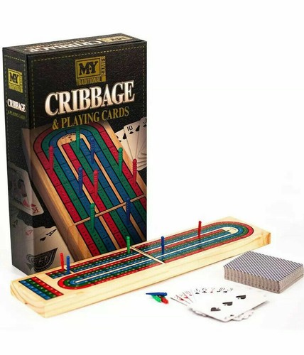 Cribbage deluxe solid wood - solid,