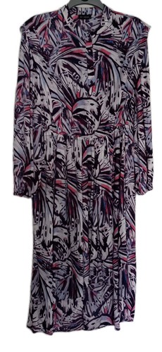 Printed round neck elasticated - printed,