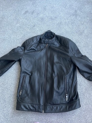 Hugo boss leather jacket - boss,