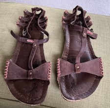 Merrell Womens Brown Leather Walking Sandals Size UK 8