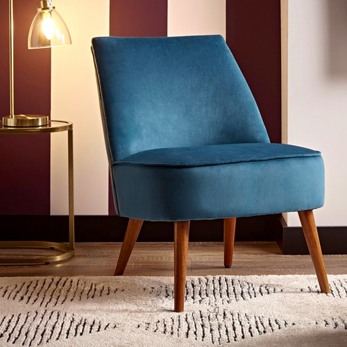 Legsinside blue velvet - blue,