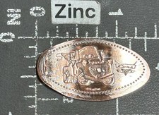 Disneyland Cars Land Mater Tow Truck Elongated Pressed Smashed Souvenir Penny