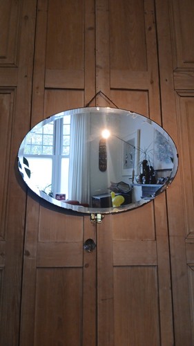 Vintage oval bevelled - oval,