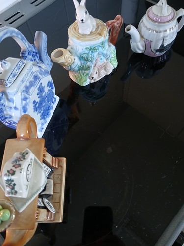 Assortment mixed teapots - assortment, of