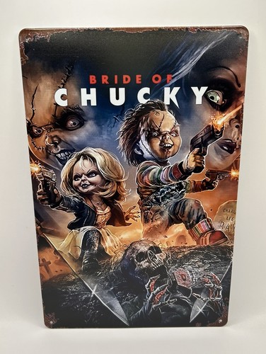 Chucky inspired metal - metal, sign