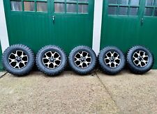 Jeep Wrangler JL Rubicon Wheels x 5 with tyres. Includes TPMS.