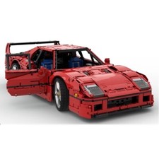 Ferrari F40 New To Build Technic Bricks 3778 Red Pieces Builds