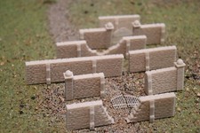Wall Set 1:72 Wargaming  WW2