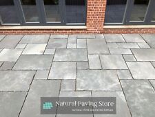 Grey Limestone Paving Natural Indian stone patio pack | Mixed size slabs | 22mm