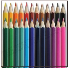 48 Pack Kids Mini COLOUR Pencils 48 Assorted Colours Art & Craft |BEST SELLER UK