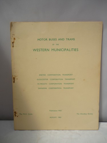 Motor buses trams - buses, &
