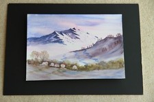 New Country scene Mountains &