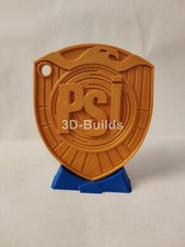 Dredd PSI Division Badge Replica Cosplay Prop WITH Stand Judge Anderson 2000AD