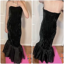 Vintage 1930s 40s Black Silk