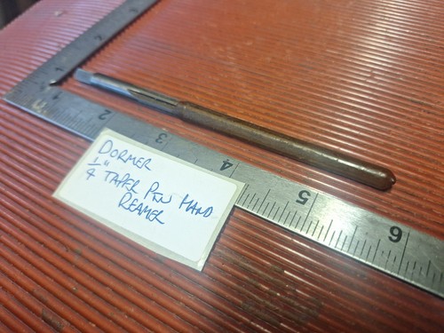 Taper pin hand reamer - 1/4",