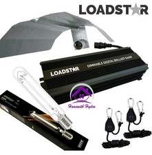 600w LOADSTAR Complete Grow Light Kit - Digital Ballast HPS Dual Bulb Reflector