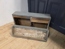 Vintage Wooden Tool Chest Box 