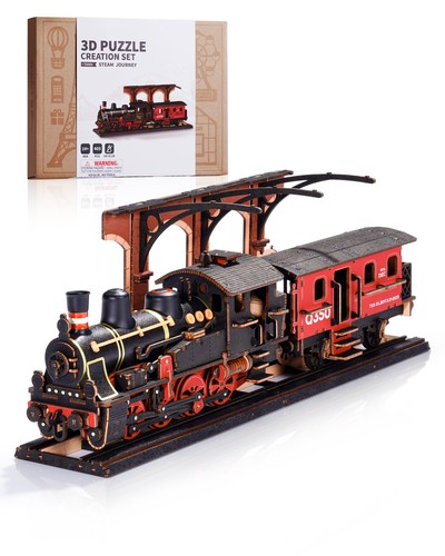 Rolife wooden puzzle steam - puzzle,