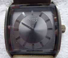 OOZOO WATCH - OVERSIZED SQUARE GREY COLOURED WRISTWATCH - ANALOGUE - QUARTZ