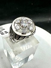 Mens signet ring pinky silver