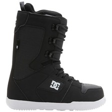 2025 DC PHASE MENS SNOWBOARD BOOTS BLACK WHITE