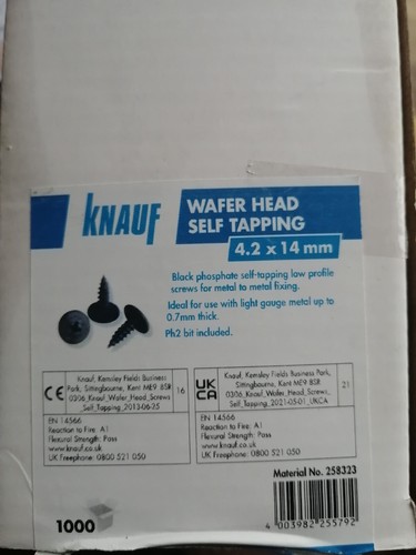 Knauf 14mm 2mm drywall - 4.2mm,