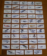 Full Set GODFREY PHILLIPS AIRCRAFT 1938  cigarette cards VG condition