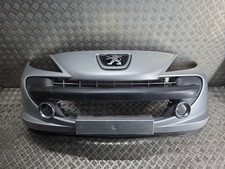 Peugeot 207 Front Bumper with Grille & Badge – Silver 