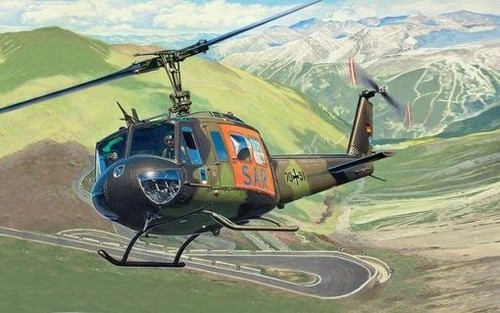 Revell bell uh1d helicopter - bell,
