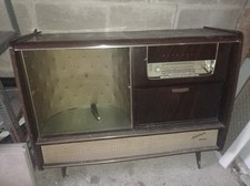 bluespot/blaupunkt radiogram vintage mid century console and liquor cabinet