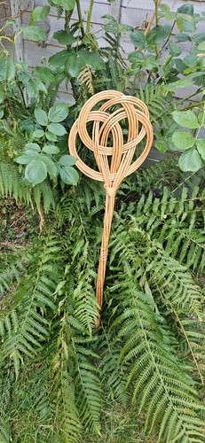 Vintage woven cane victorian - woven,