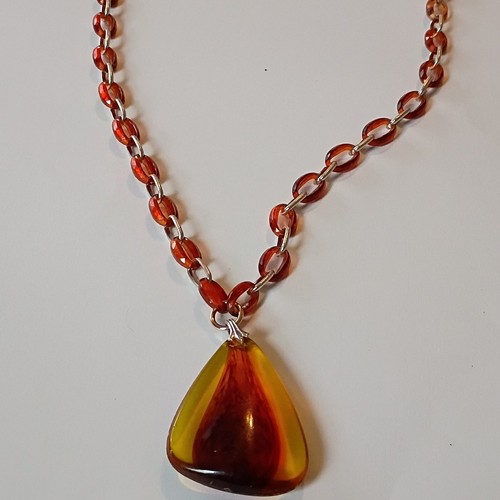 Vintage amber toned - vintage, teardrop