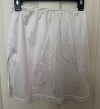 Women’s White Half Slip By