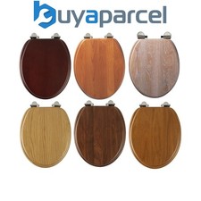 Roper Rhodes Oak Pine Walnut Wooden Soft Close Toilet Seat Top Fix Quick Release