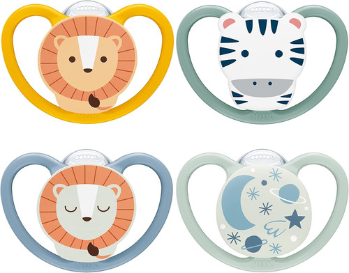Glow dark baby soothers - in,