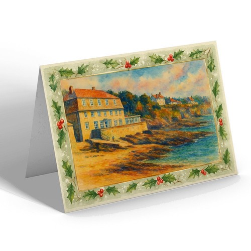 Xmas notelet the idle rocks - the,