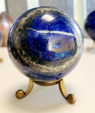 Lapis Lazuli Sphere ON Gold