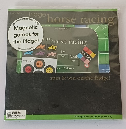 Fridge magnetic horse racing - fridge,