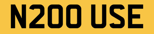Cherished number plate - cherished,
