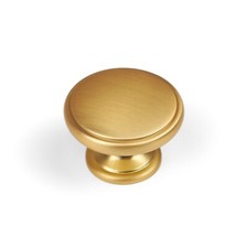 Dark Brass Cabinet Knob 38mm Diameter Cupboard Door Drawer Pull Wardrobe Upcycle