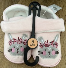 GIRLS BUNNY RABBIT SLIPPERS